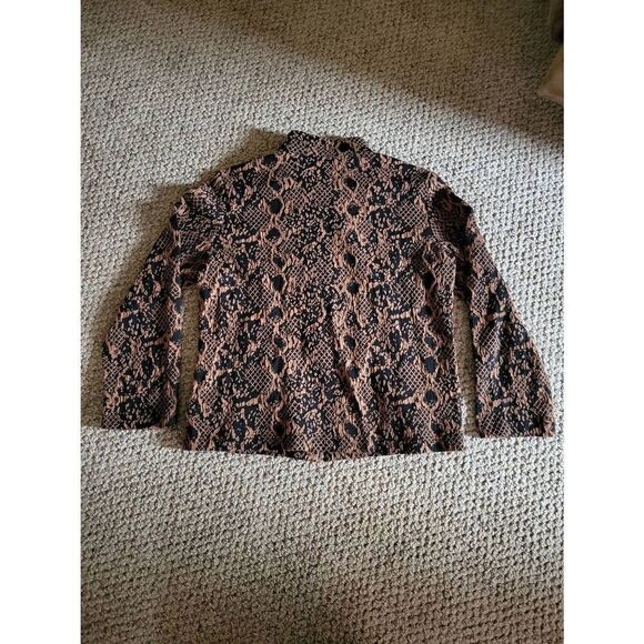 NWOT Erin London black/brown full zip-up jacket - Picture 7 of 8